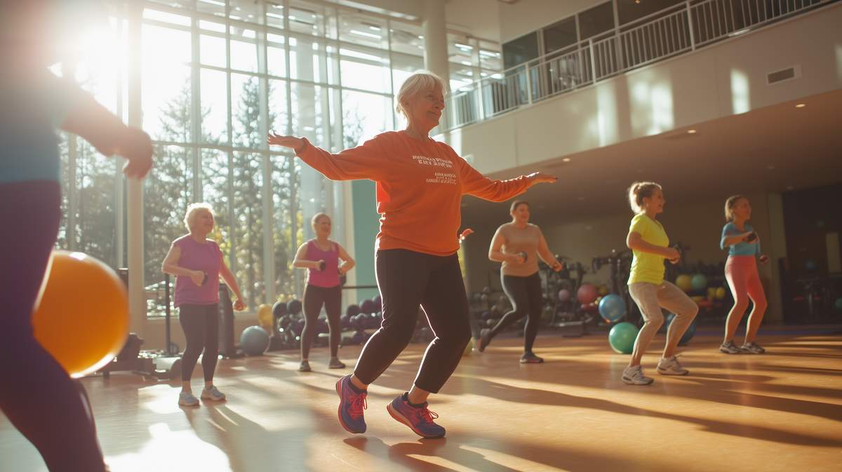 Des femmes seniors faisant de la gymnastique